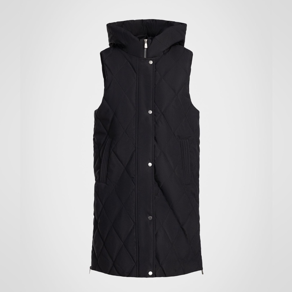 Diamond Long Puffer Vest